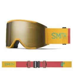 Smith Squad MAG Goggle -Snowboards Store SMI SQUAD MAG saffron sun blk gold M0043106W99MN