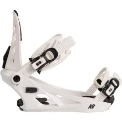 K2 Snowboarding K2 Youth Snowboard Binding - Youth -Snowboards Store f22 k2sb youth white side