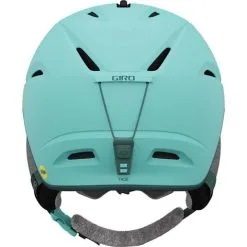 Giro Womens Fade MIPS Helmet - FADE MIPS -Snowboards Store fw22 giro fade mips womens snow helmet glaze blue grey green back