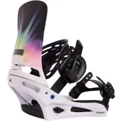 Burton Cartel Re:Flex Snowboard Bindings - Men's -Snowboards Store fw23 burton menscartelreflexsnowboardbindings whitecloudburst 2
