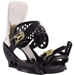 Burton Lexa X EST Snowboard Bindings - Women's -Snowboards Store fw23 burton womenslexaxestsnowboardbindings blackstoutwhitelogo 1