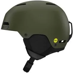 Giro Ledge MIPS Helmet -Snowboards Store fw23 giro ledgemipshelmet mattetrailgreen 3