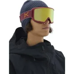 Anon M3 Goggles + Bonus Lens -Snowboards Store m3goggle maroonsonarbronze