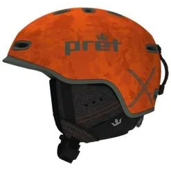 Pret Helmets Pret Cynic X2 Helmet -Snowboards Store pret cynicx2 orangestorm side main 2223fw