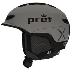 Pret Helmets Pret Fury X Helmet -Snowboards Store pret furyx primergrey side main 2223fw